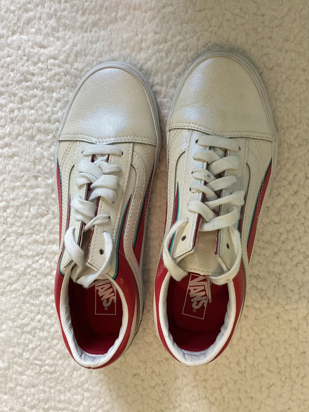 Vans x David Bowie Old Skool Sneakers Women 7 Glam Rock Limited Edition